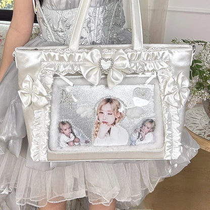Ita Bag Transparent Window Tote for Anime & Lolita Fans