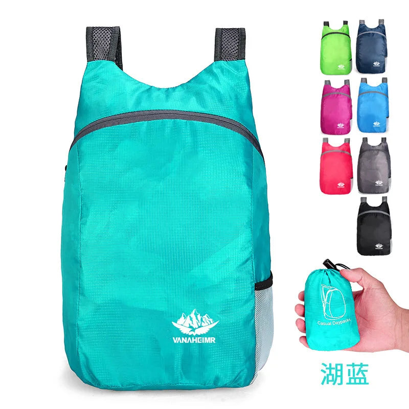 Ultra-Light Portable Travel Waterproof Folding Storage Backpack - Waterproof