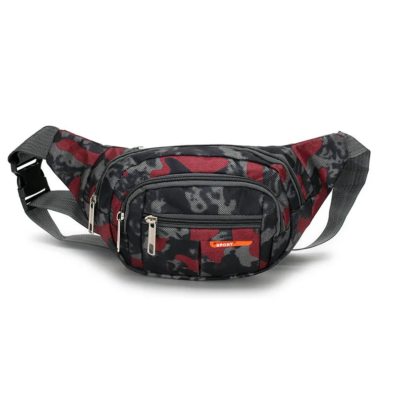 Men S Women Multi-Function Cashier Business Bag Multi-Layer Waterproof Close Running Large Capacity