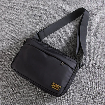 Simple Crossbody Bag Men Casual Oxford Fabric Waterproof Single-Shoulder Bag Workwear-Style