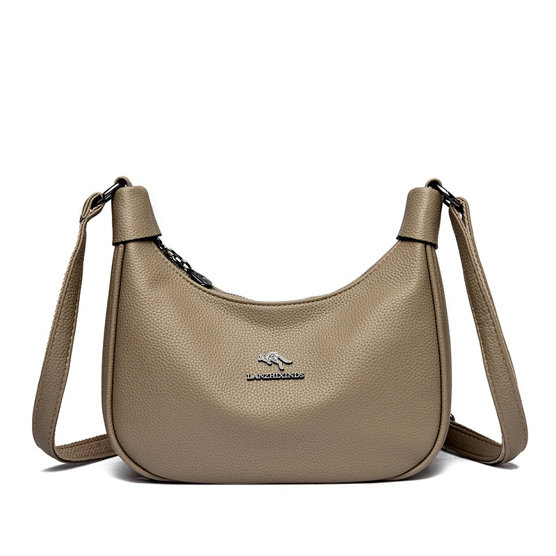 Women's Luxury Soft PU Leather Crossbody Shoulder Bag