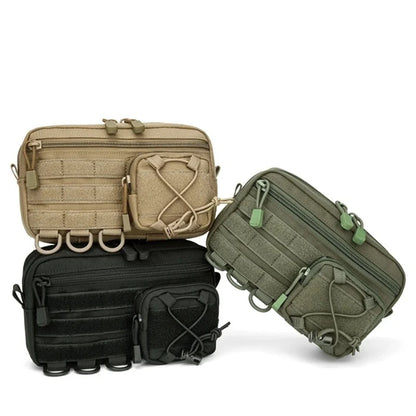 1000d Edc Pouch Molle Organizer Bag Utility Tool Horizontal Modular Outdoor Waist Pack Emt Hunting