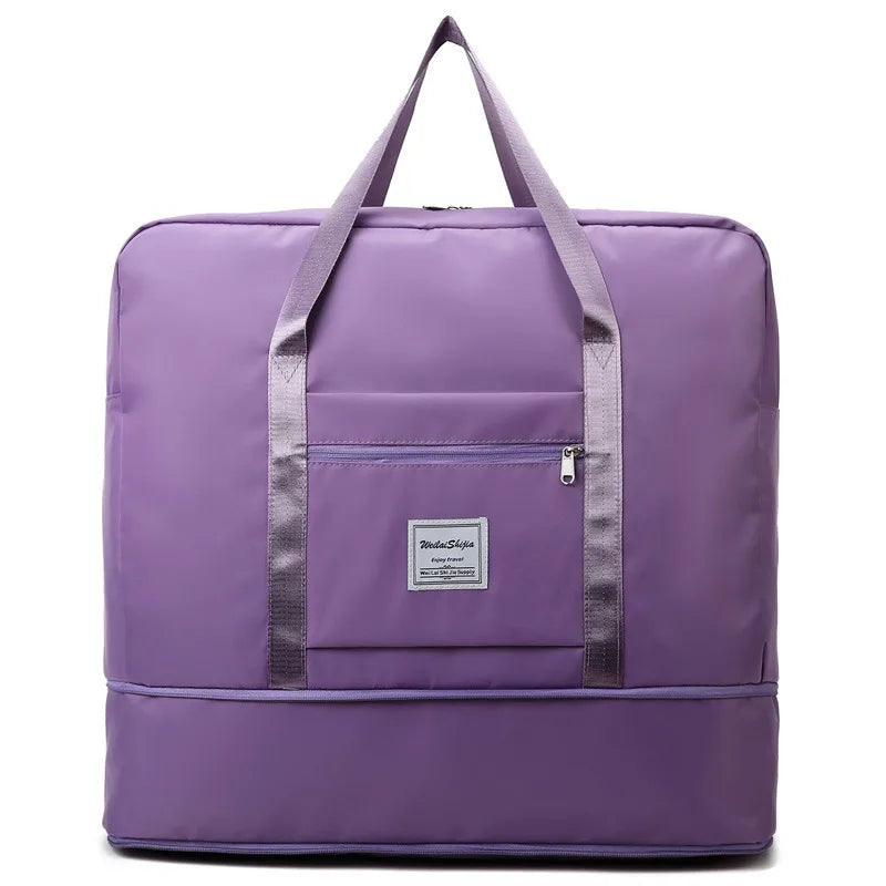 Large Duffel Tote Bag – Multi-Compartment Travel & Gym Organizer