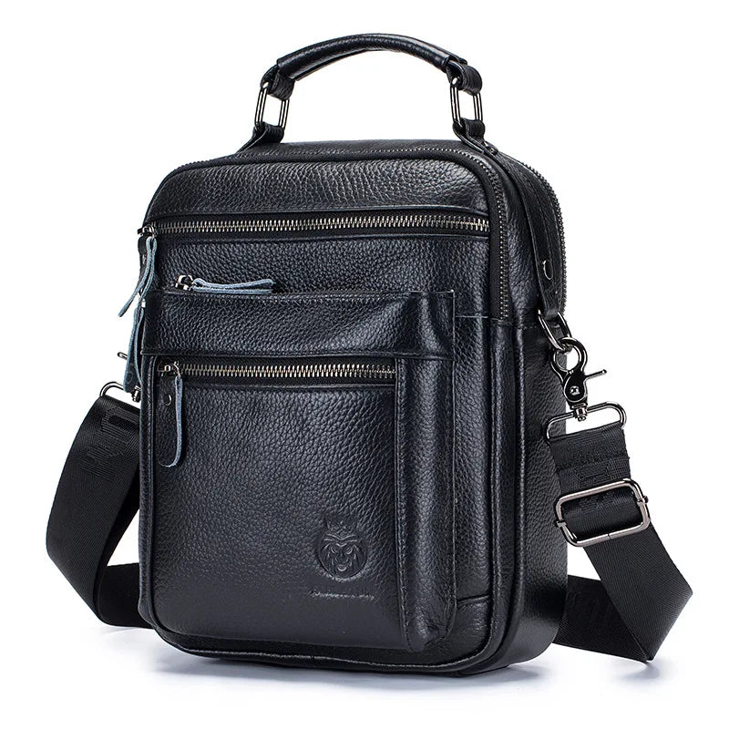 Cowhide Single-Shoulder Retro Genuine Leather Crossbody Bag