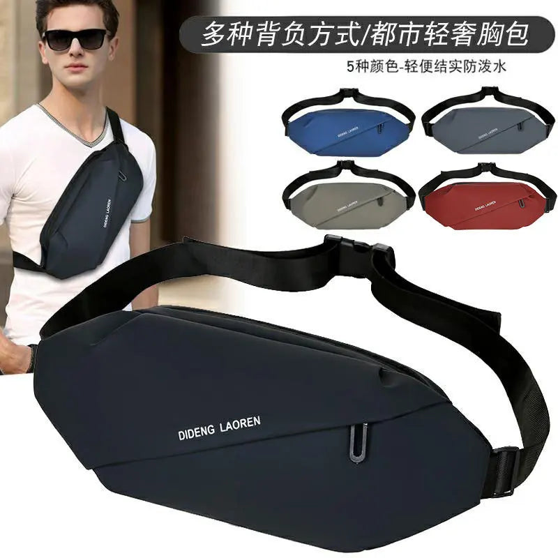 Men S Waist Bag Outdoor Running Mobile Phone Storage Multifunctional Waterproof Chest Riding