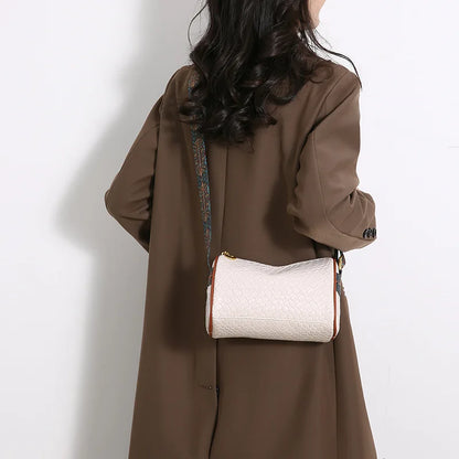 Single Shoulder Armpit Bag Stylish Woven Woman Retro Simple Versatile Commuter Large-Capacity