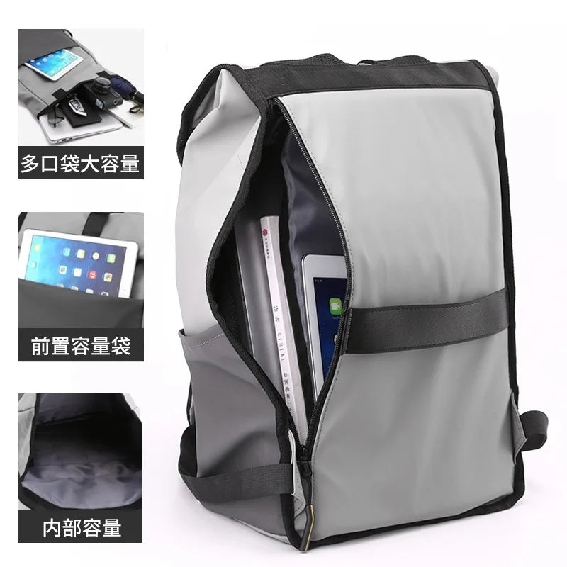 Men Backpack Travel Women Light Waterproof Computer Bag Commuting Schoolbag - Waterproof