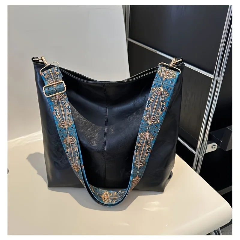 Bohemian Large Capacity Shoulder Bag for Women – Casual Crossbody Tote