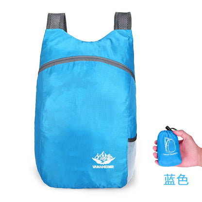Ultra-Light Portable Travel Waterproof Folding Storage Backpack - Waterproof