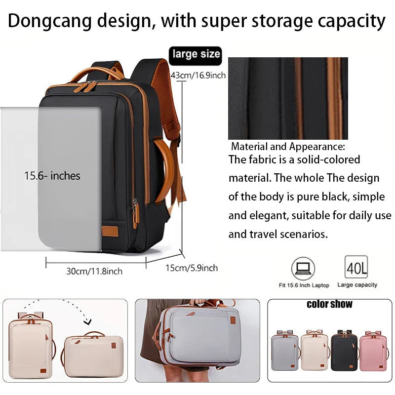Everyday Versatile Solid Tone School Backpack Comfort Shoulder Straps
