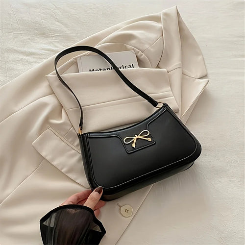 Bowknot Shoulder Bag – Elegant Small Underarm Bag