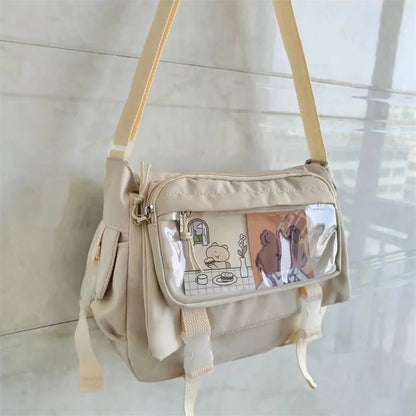 Waterproof Nylon Crossbody Bag for Women & Teen Girls