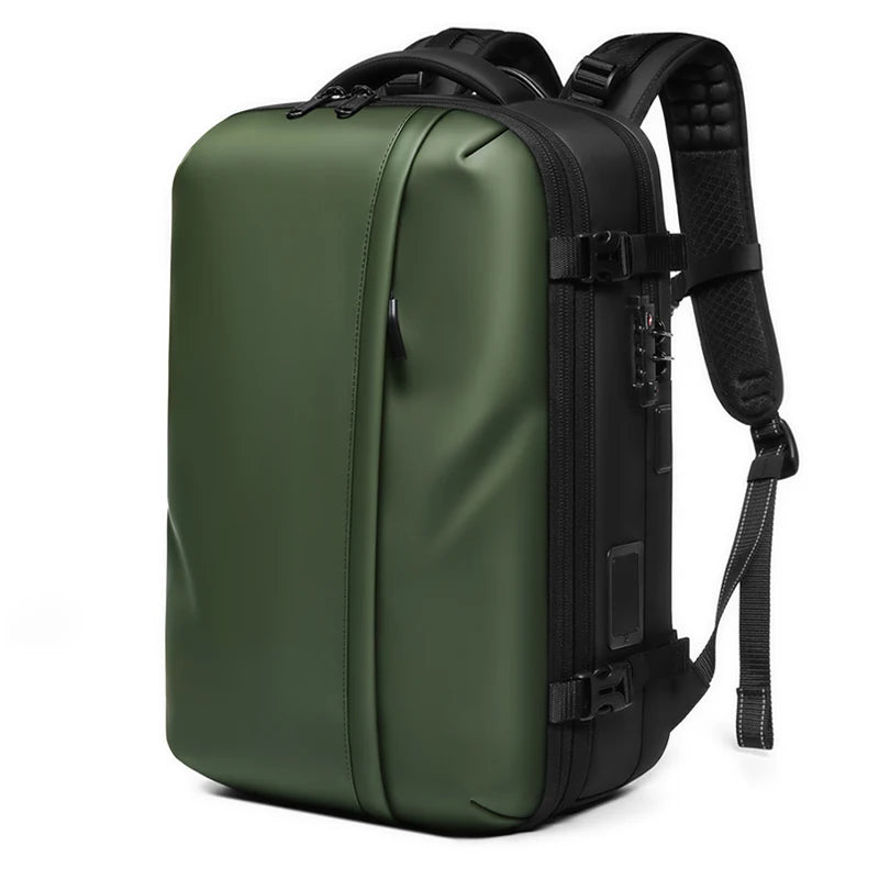 60L Vacuum Compression Backpack – 17" Laptop Travel & Hiking Bag