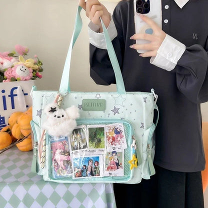 Ita Bag Transparent Window Tote for Anime & Lolita Fans