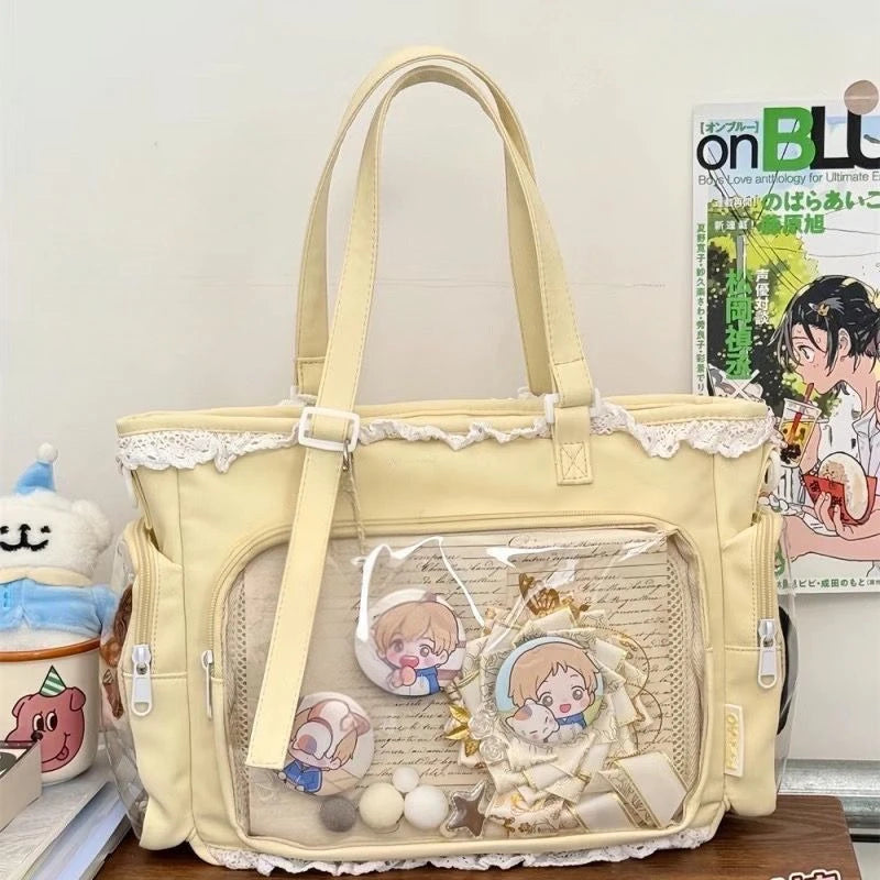 Ballet Girl Has Large Appetite Itabag Japanese 2d Single Shoulder Cross Body Goods Bag Gift Friends