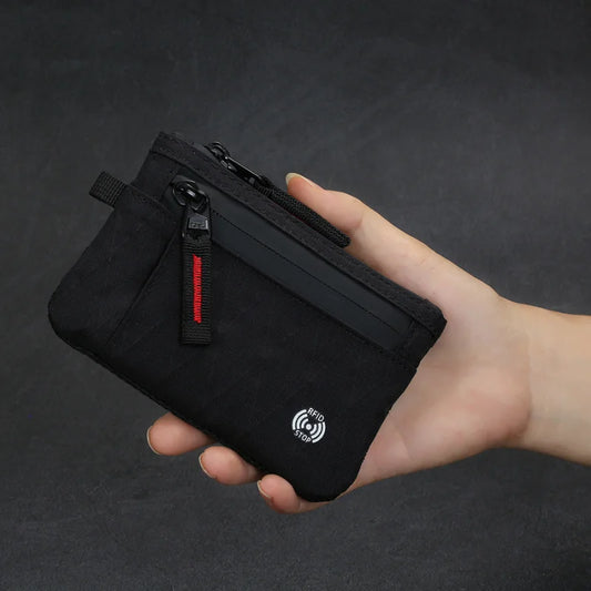 Anti-Theft Credit Card Holder Mini Travel Wallet Keychain