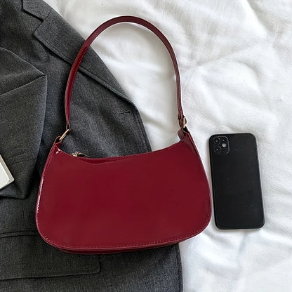 Mini Patent Leather Shoulder Bag for Women