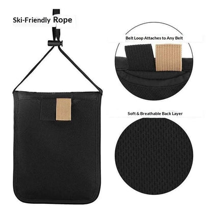 Homefish Rfid Blocking Passport Wallet Family Travel Document Organizer Neck Strap Holder Storage