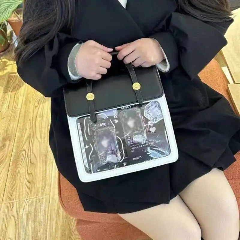 Transparent Ita Backpack – JK Lolita Messenger Crossbody Bag