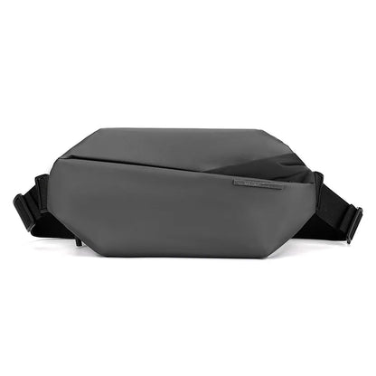 Lightweight Nylon Waterproof Men S Crossbody Bag Functional Cycling Chest Backpack - Waterproof
