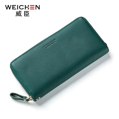 Ladies Purse Long Large Capacity Zipper Mobile Phone Storage Handbag Wallet