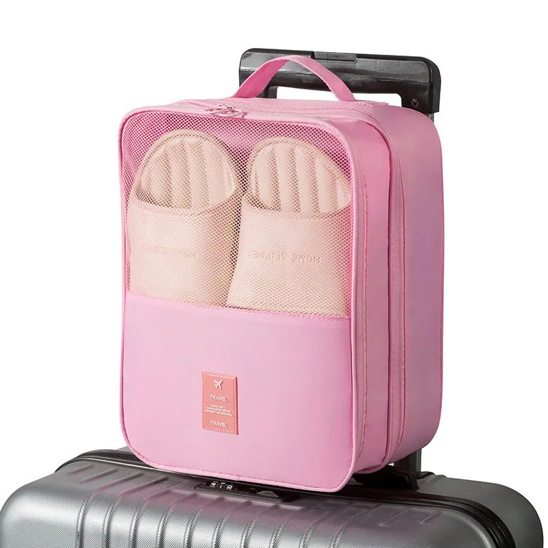 Travel Shoe Storage Bag – Portable Dustproof Shoe Organizer for Luggage