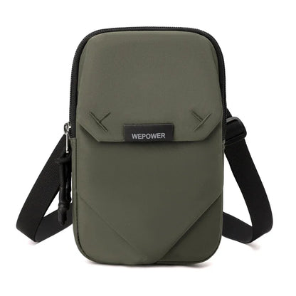 Waterproof Nylon Square Casual Single-Shoulder Bag Mobile Phone Storage Waist Bag Cycling