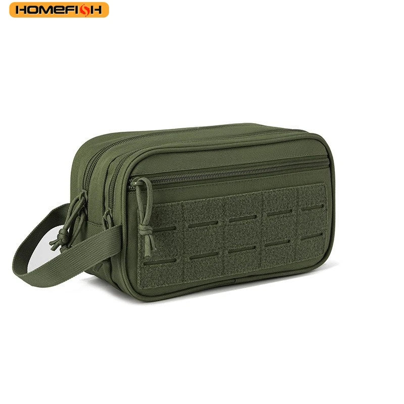 Homefish Tactical Toiletry Bag Men Hygiene Tool Molle Pouches Small Dopp Kit Mens Shaving Travel