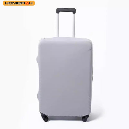 Homefish Solid Color Elastic Suitcase Dust Protector Cover