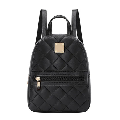 Homefish Rhombus Plaid Pattern Bag Large Capacity Shoulder Crossbody Casual Cell Phone Backpack