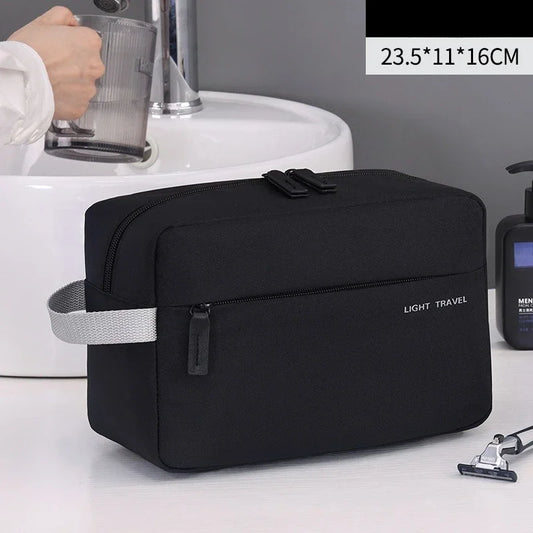 3-In-1 Travel Toiletry Bag Men Oxford Organizer Dopp Kit Water-Resistant Shaving Cosmetic Makeup