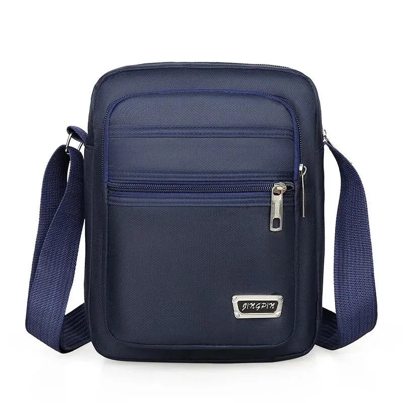 Men S Shoulder Bag Business Leisure Large Capacity Portable Handbag Multi Layer Waterproof Summer