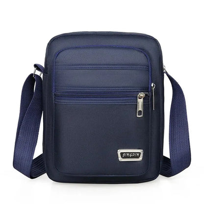 Men S Shoulder Bag Business Leisure Large Capacity Portable Handbag Multi Layer Waterproof Summer