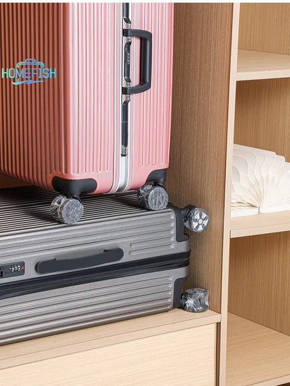 Homefish 50 80pcs Luggage Wheel Covers - Dustproof Suitcase Protectors