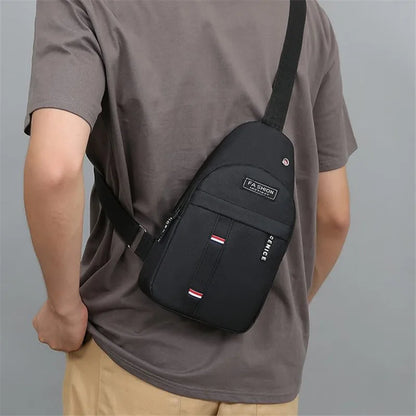 Men's Chest Bag Sling – Crossbody Shoulder Pack for Outdoor Sports