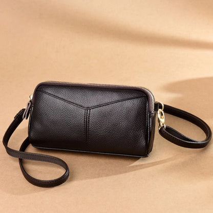 Small Crossbody Bag Sac Main 100 Genuine Leather Women Tote Shoulder Solid Color Clutch Ladies Bags