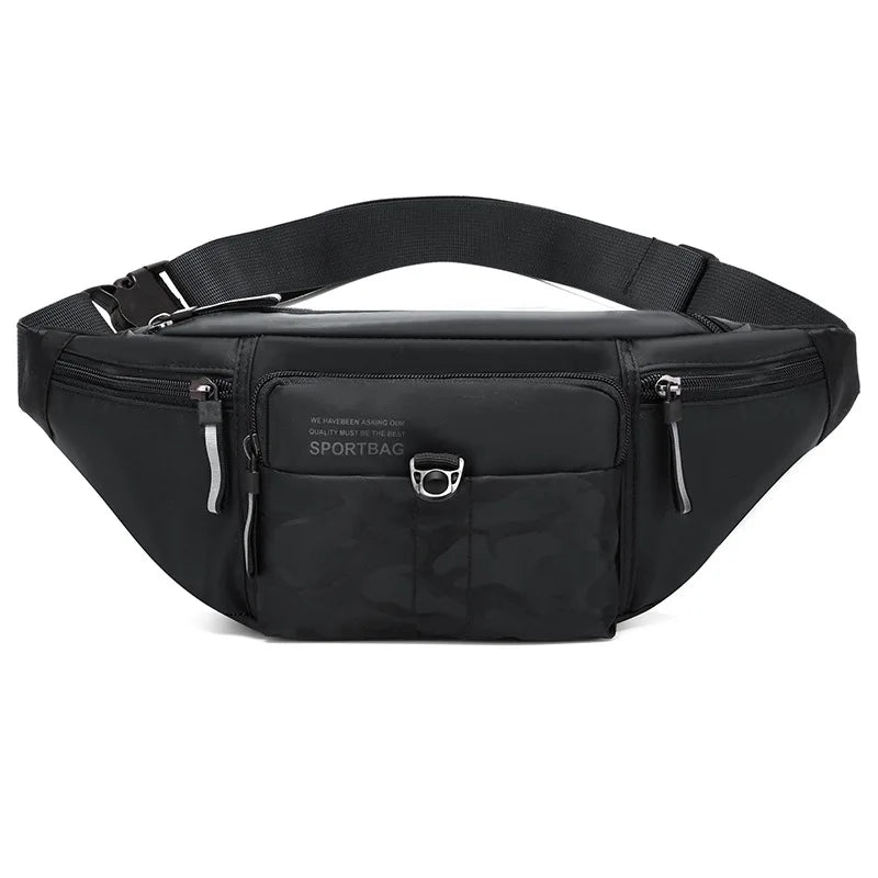 Oxford Waterproof Waist Bag Sports Running Mobile Phone Storage Large Capacity Multifunctional