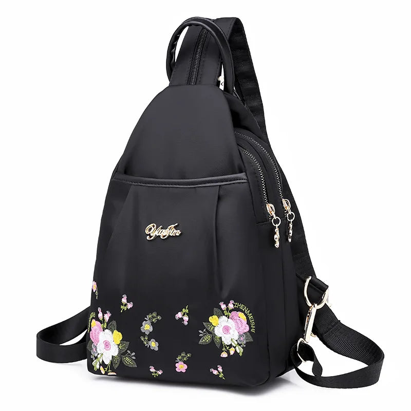 Versatile Nylon Multi-Functional Large-Capacity Single-Shoulder Chest Bag
