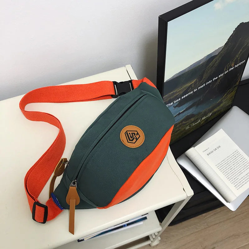 Waterproof Chest Bag Men Large Capacity Simple Cashier Outdoor Travel Cross-Body Multi-Function