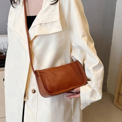 100 Real Cowhide Genuine Leather Sac Women Crossbody Bags Ladies Capacity Shoulder Bag Handbag