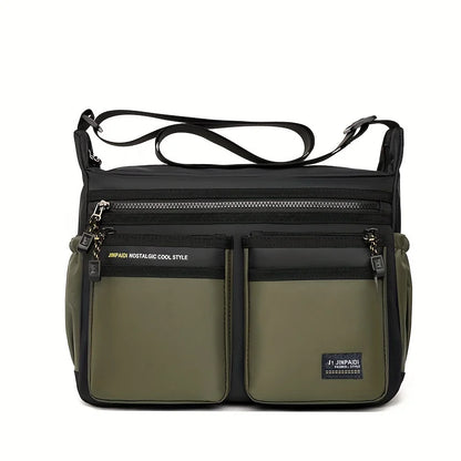 Multifunctional Casual Shoulder Bag Waterproof Business Crossbody Bag Men Daily Commuting