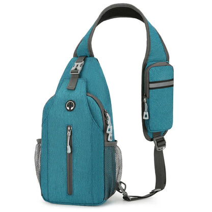 Men S Outdoor Shoulder Bag Casual Wear Resistant Scratch Anti Spill Crossbody
