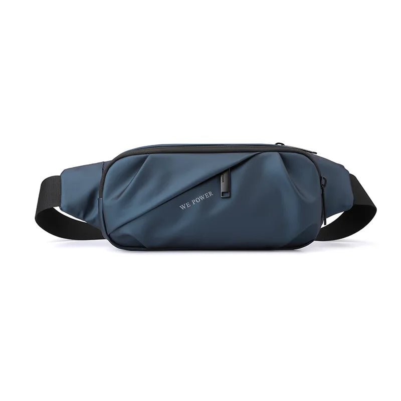 Men Multifunctional Waist Bag Waterproof Leisure Sports Outdoor Riding Large Capacity Crossbody
