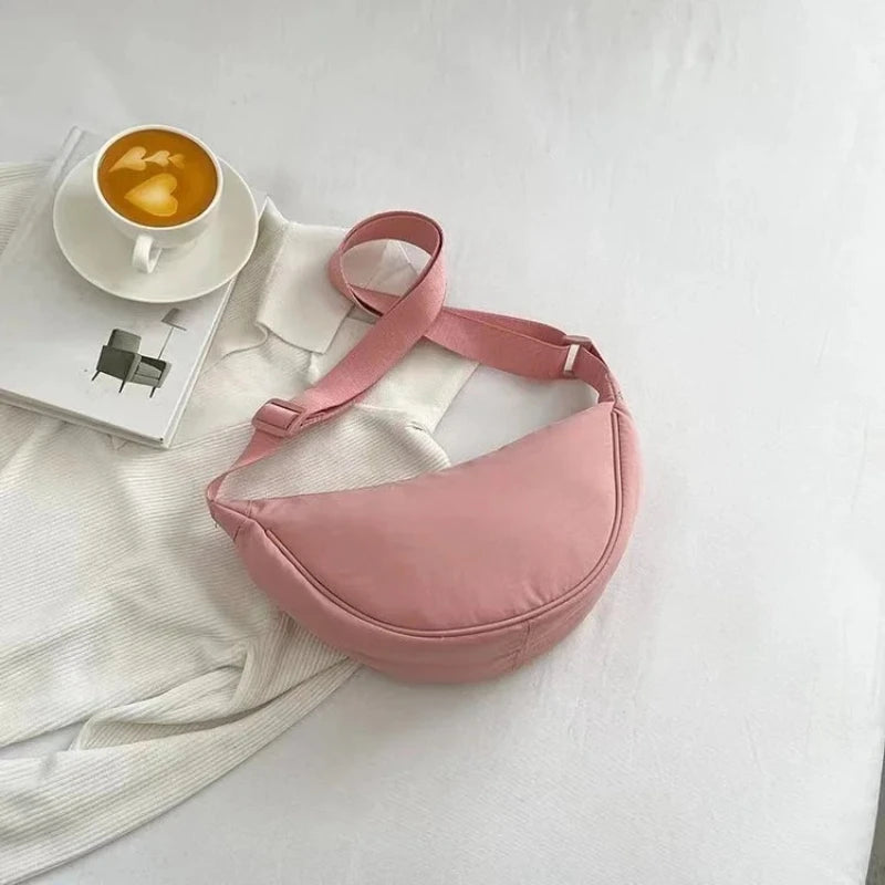 Crescent Crossbody Bag Women Large Capacity Lightweight Shoulder Bag