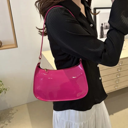Korean Style Baguette Shoulder Bag for Women