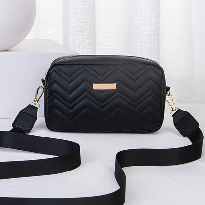 Quilted Crossbody Bag Small PU Leather Shoulder Purse
