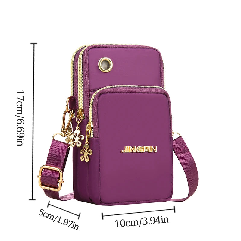 Mobile Phone Bag Women S Crossbody Mini Bag Mom Mommy Coin Bag Neck Hanging Running Cover