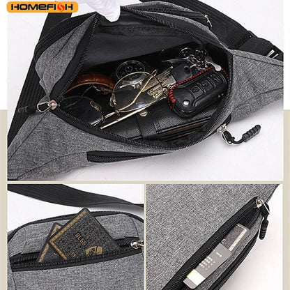 Mobile Waist Bag Both Men Women Multifunctional Large Capacity Anti Splash Business Wear Resistant