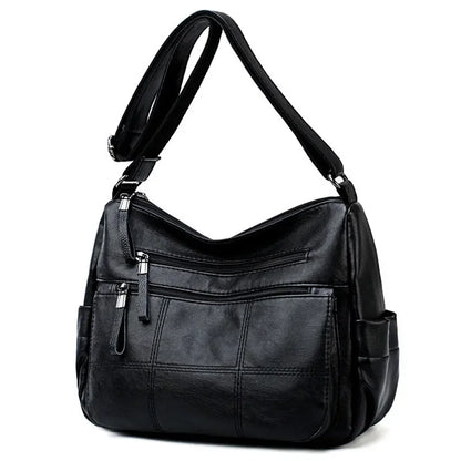 Women's Luxury Leather Crossbody Bag – Designer Shoulder Handbag