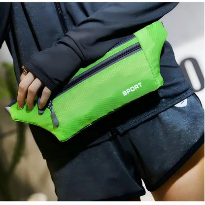 Homefish Multifunctional Nylon Chest Waist Bag Unisex Running Belt Pouch Mobile Phone Pocket Outdoor